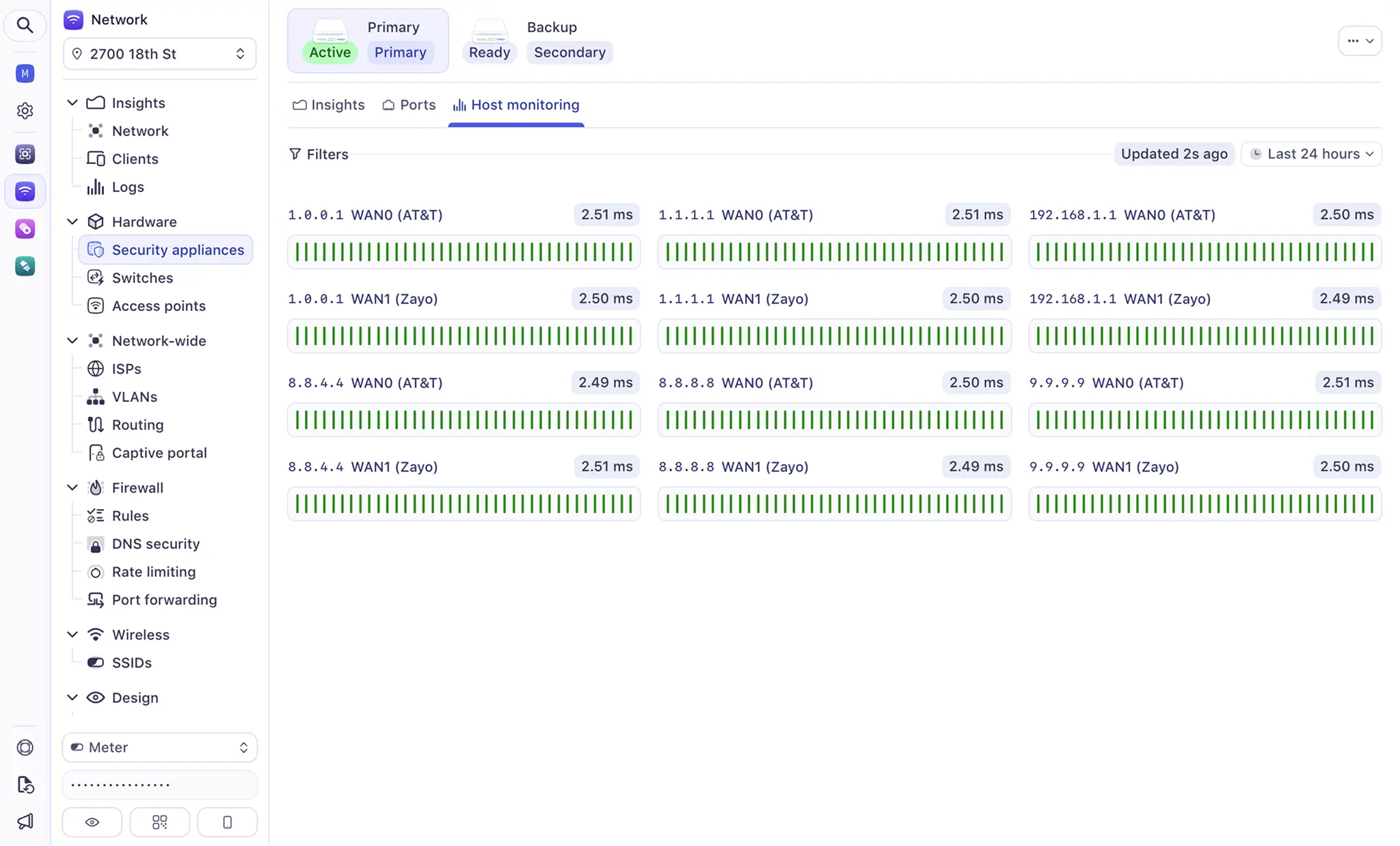 Meter Dashboard: MultiWAN